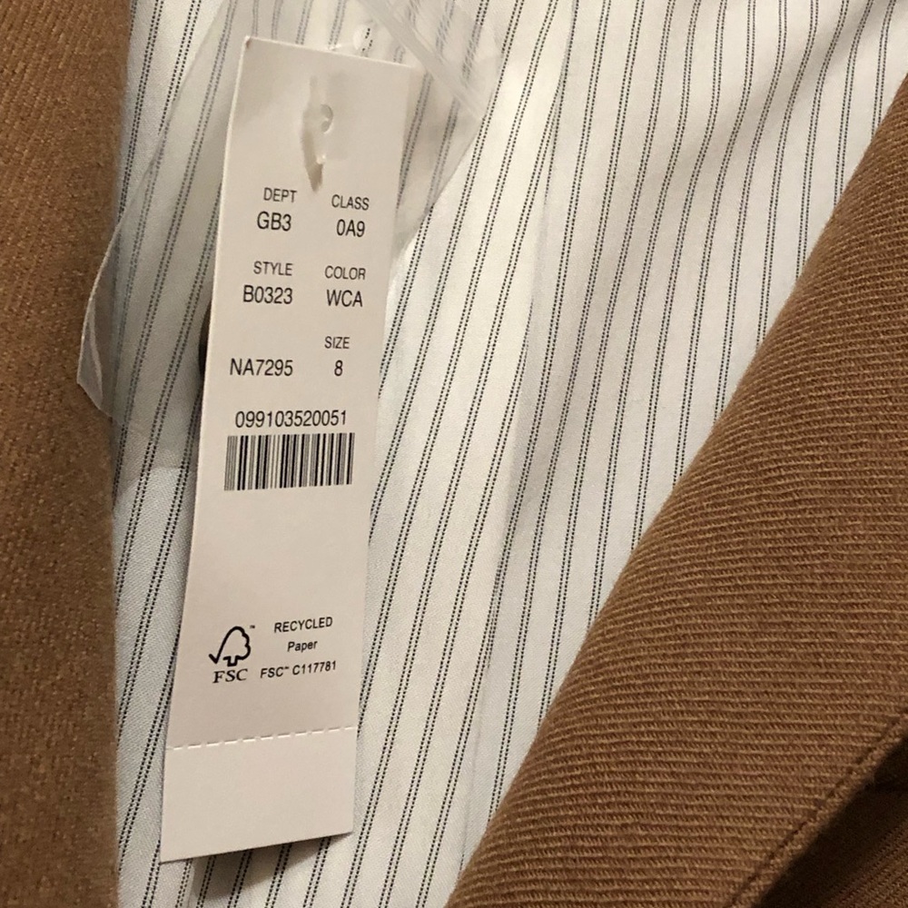 J. Crew Women's Regent Blazer Brown Wool 8 - Picture 5 of 13